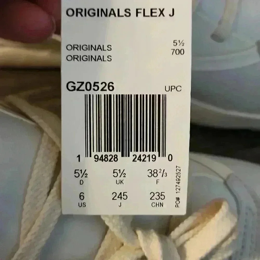 Adidas Originals Flex J Disney The Little Mermaid White Womens Sneakers Size 6 - Picture 10 of 11